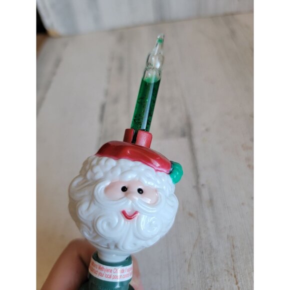 Vintage bubbler Santa Claus light up Xmas home decor accessory - Picture 7 of 7